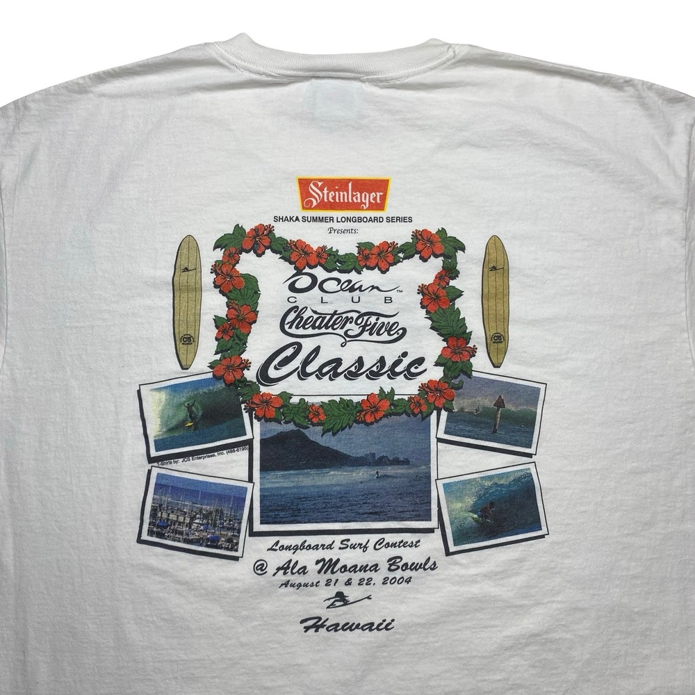2000s Cheater Five Classic surfing surf shirt